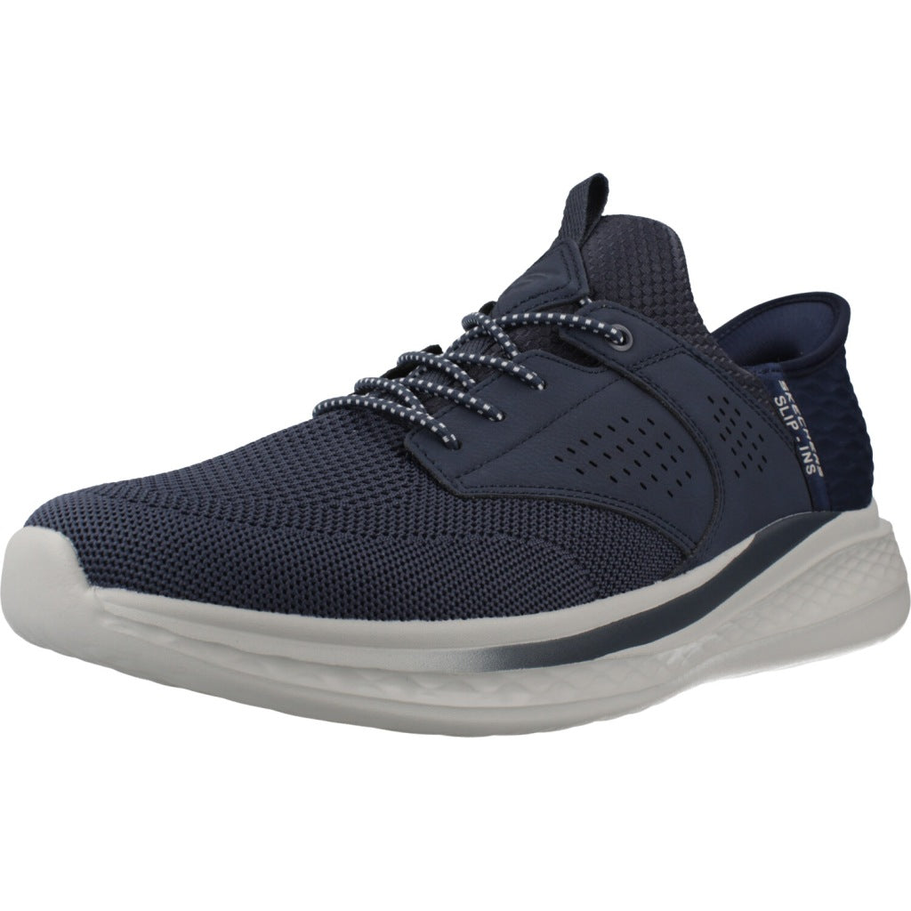 SKECHERS SLIP-INS SLADE CASTER en color AZUL (1)