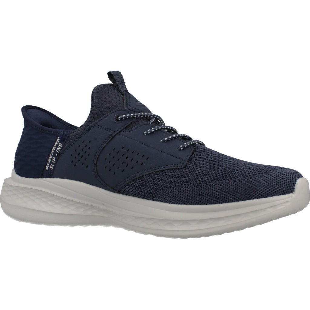 SKECHERS SLIP-INS SLADE CASTER en color AZUL (5)