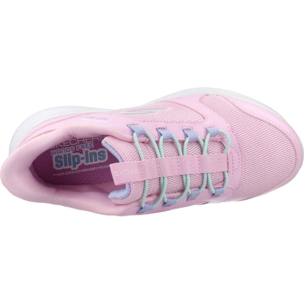 SKECHERS GO RUN V TETRA SPEED en color ROSA (6)