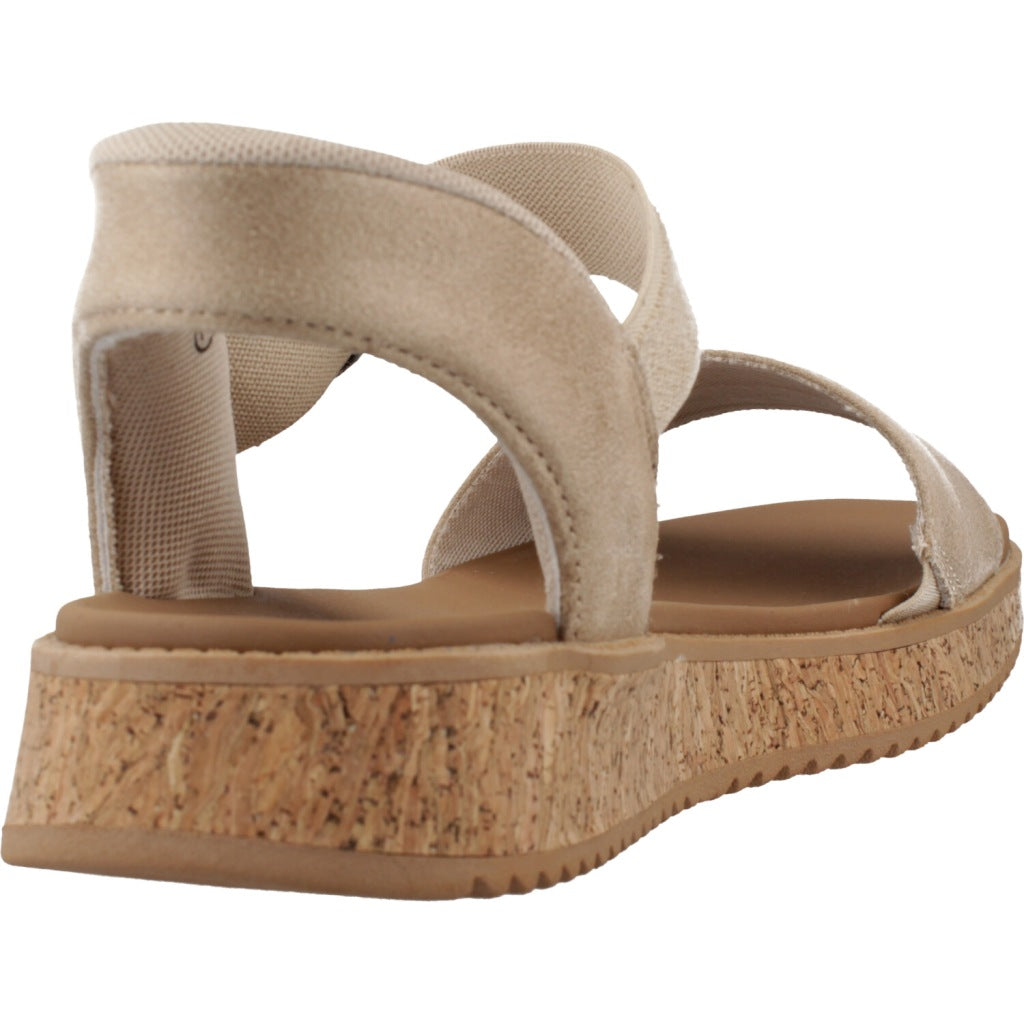 SKECHERS BOBS SUN VIBE BE CORKY en color BEIS (3)