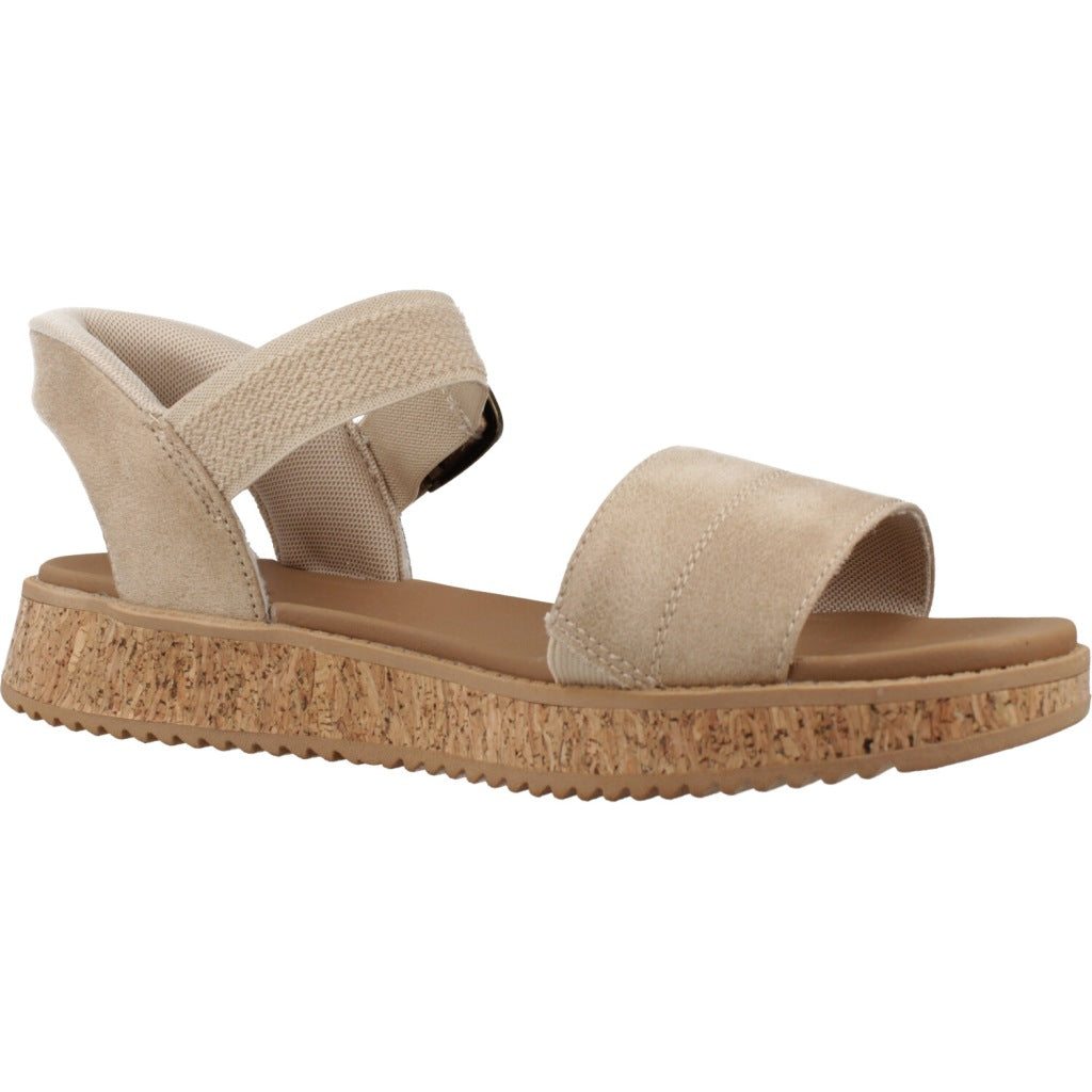 SKECHERS BOBS SUN VIBE BE CORKY en color BEIS (5)