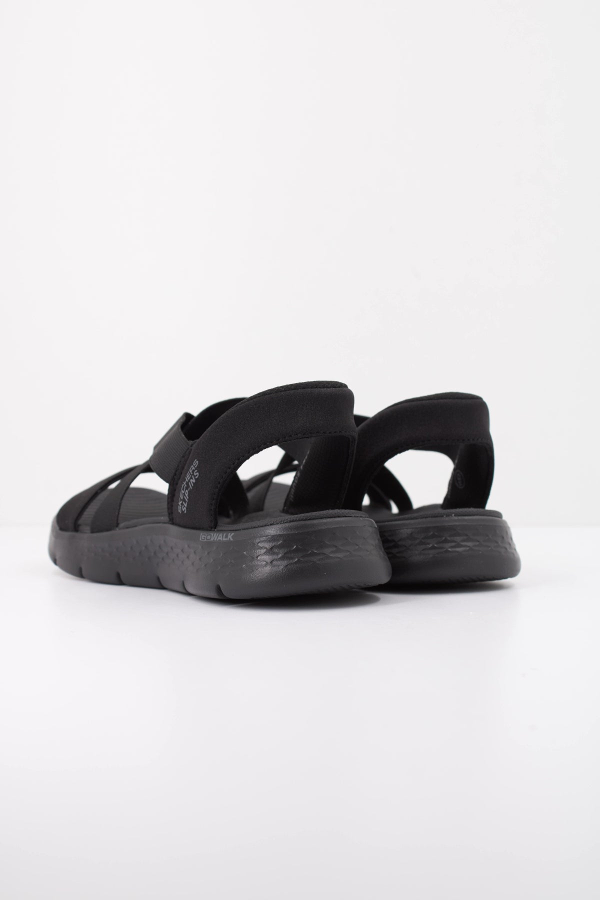 SKECHERS GO WALK FLEX SANDAL GLIMM en color NEGRO (4)
