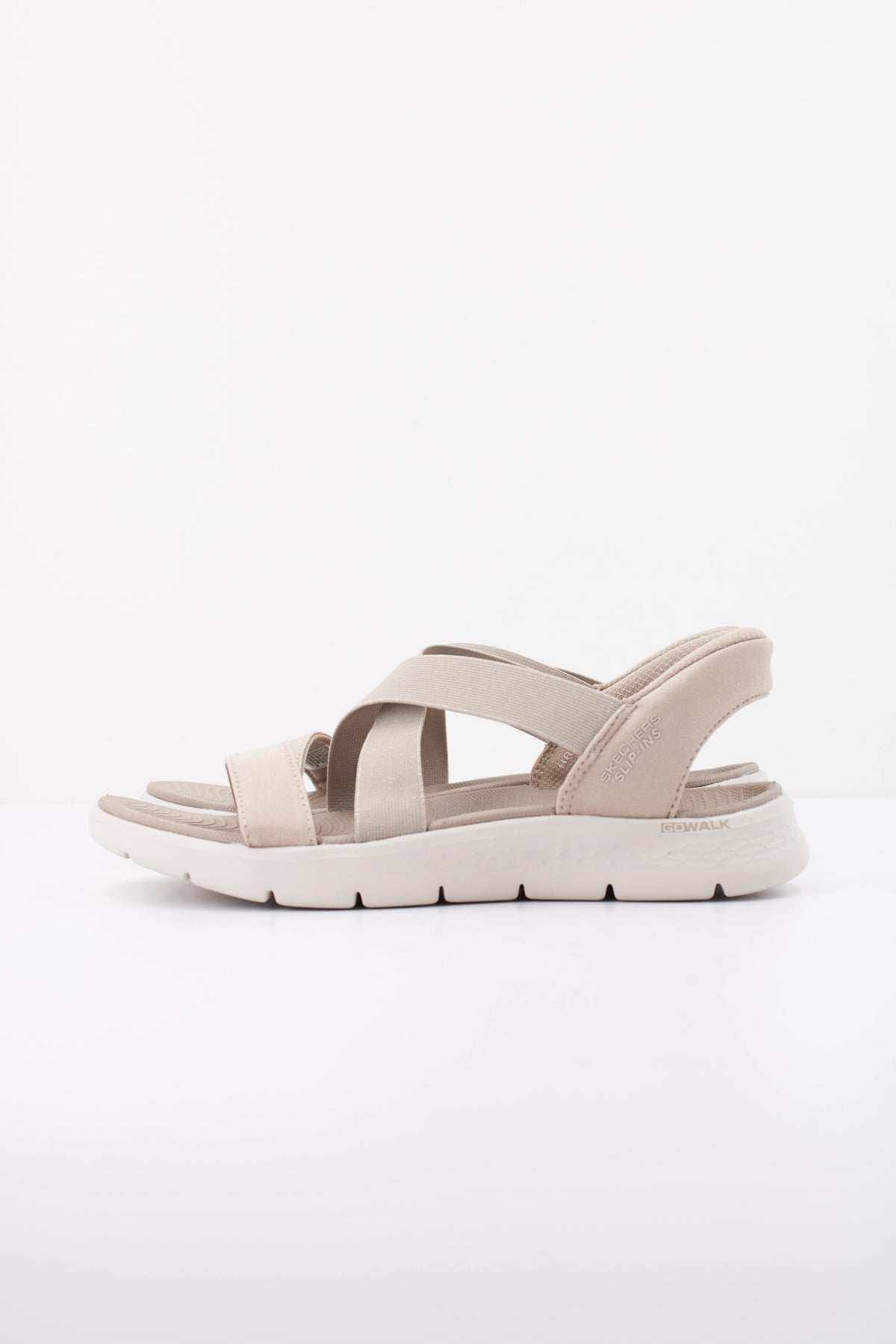 SKECHERS GO WALK FLEX SANDAL GLIMM en color GRIS (1)