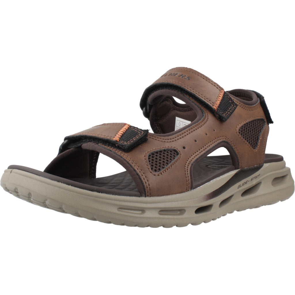 SKECHERS ORVAN SD GAMBLE en color MARRON (1)