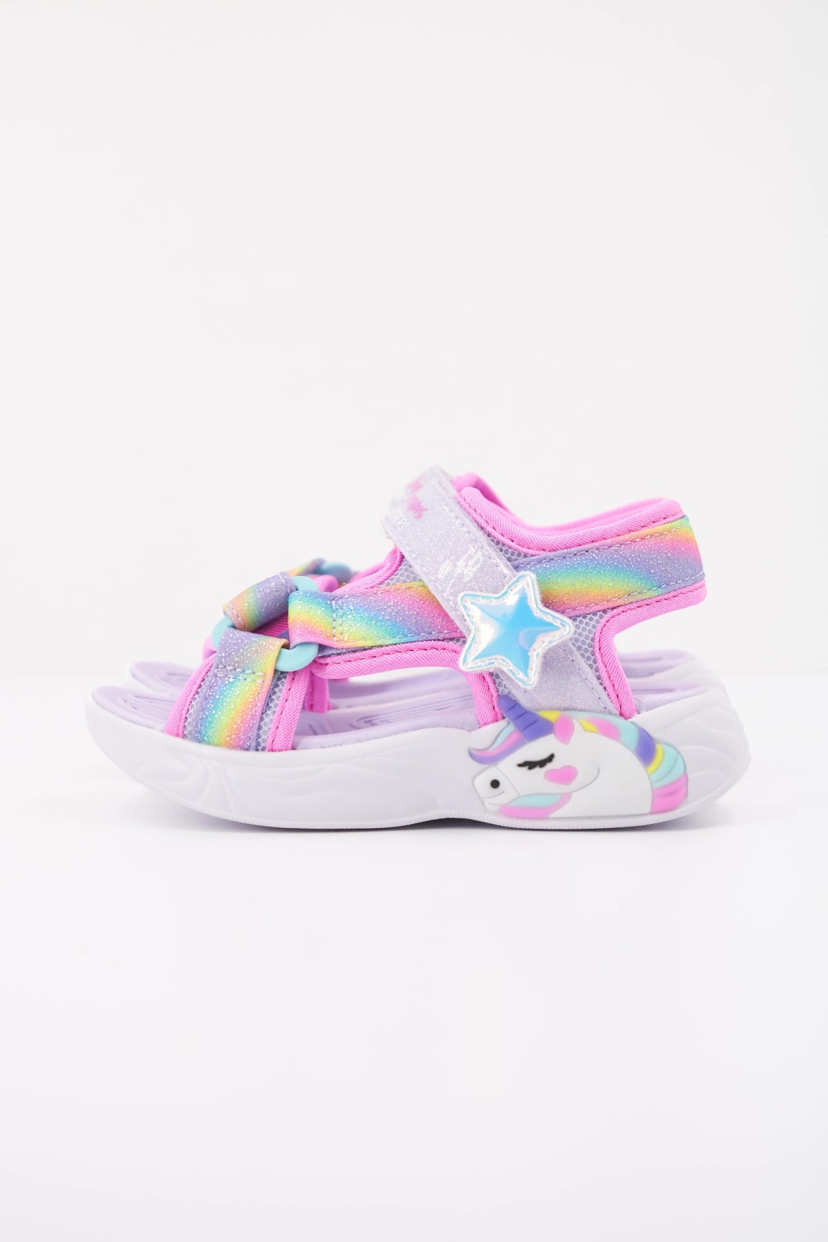 SKECHERS UNICORN DREAMS SANDAL- DREAMY en color VIOLETA (1)