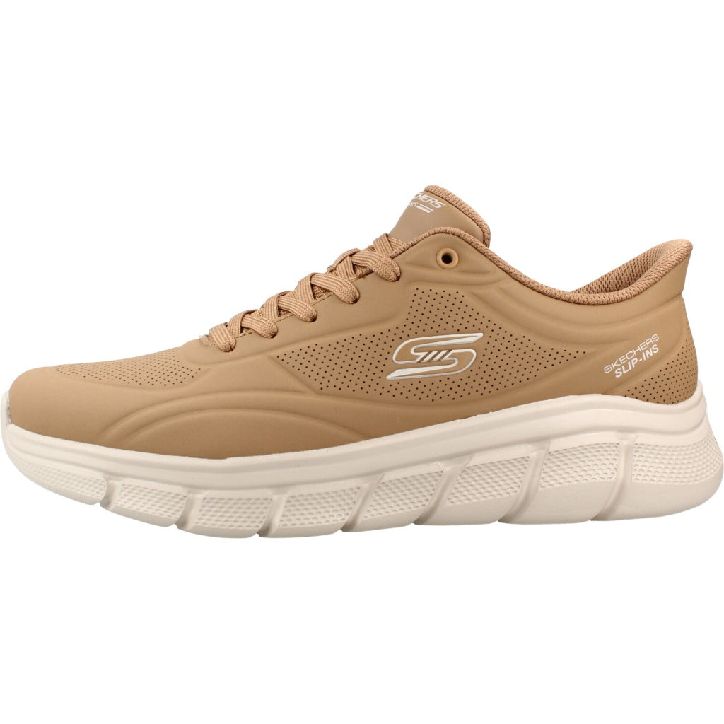 SKECHERS BOBS B FLEX - SMOOTH EDGE en color MARRON CLARO (2)