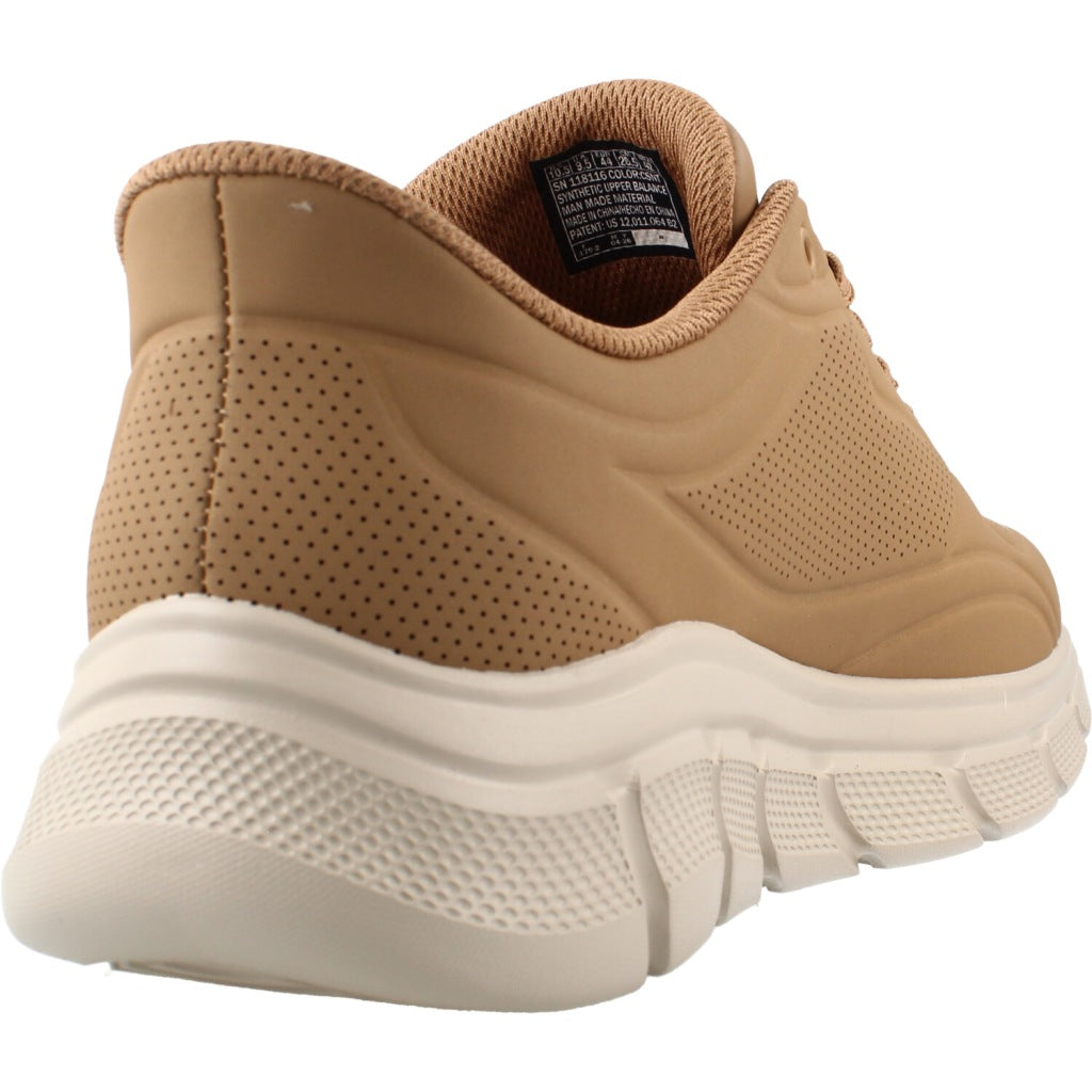SKECHERS BOBS B FLEX - SMOOTH EDGE en color MARRON CLARO (3)