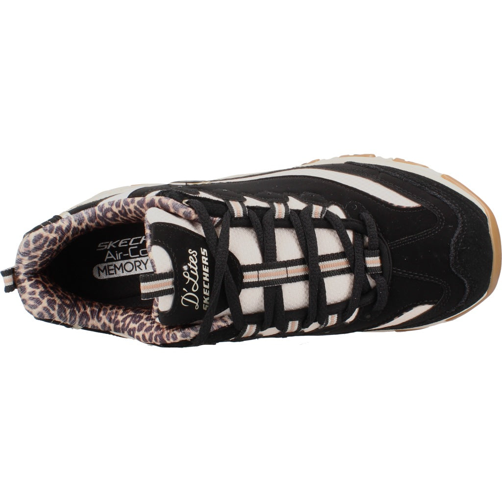 SKECHERS S D LITES WILD CHARM en color NEGRO (7)