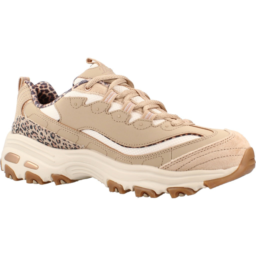 SKECHERS S D LITES WILD CHARM en color MARRON CLARO (5)
