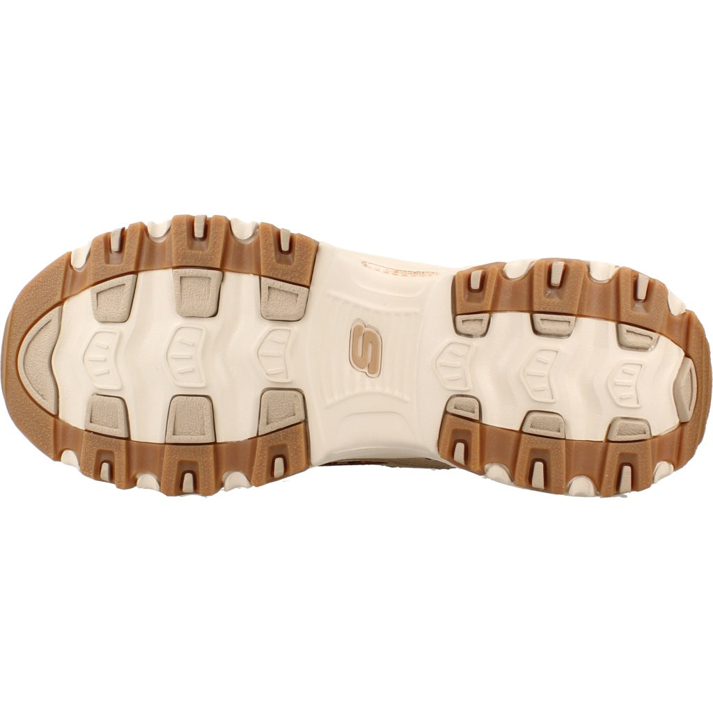SKECHERS S D LITES WILD CHARM en color MARRON CLARO (6)