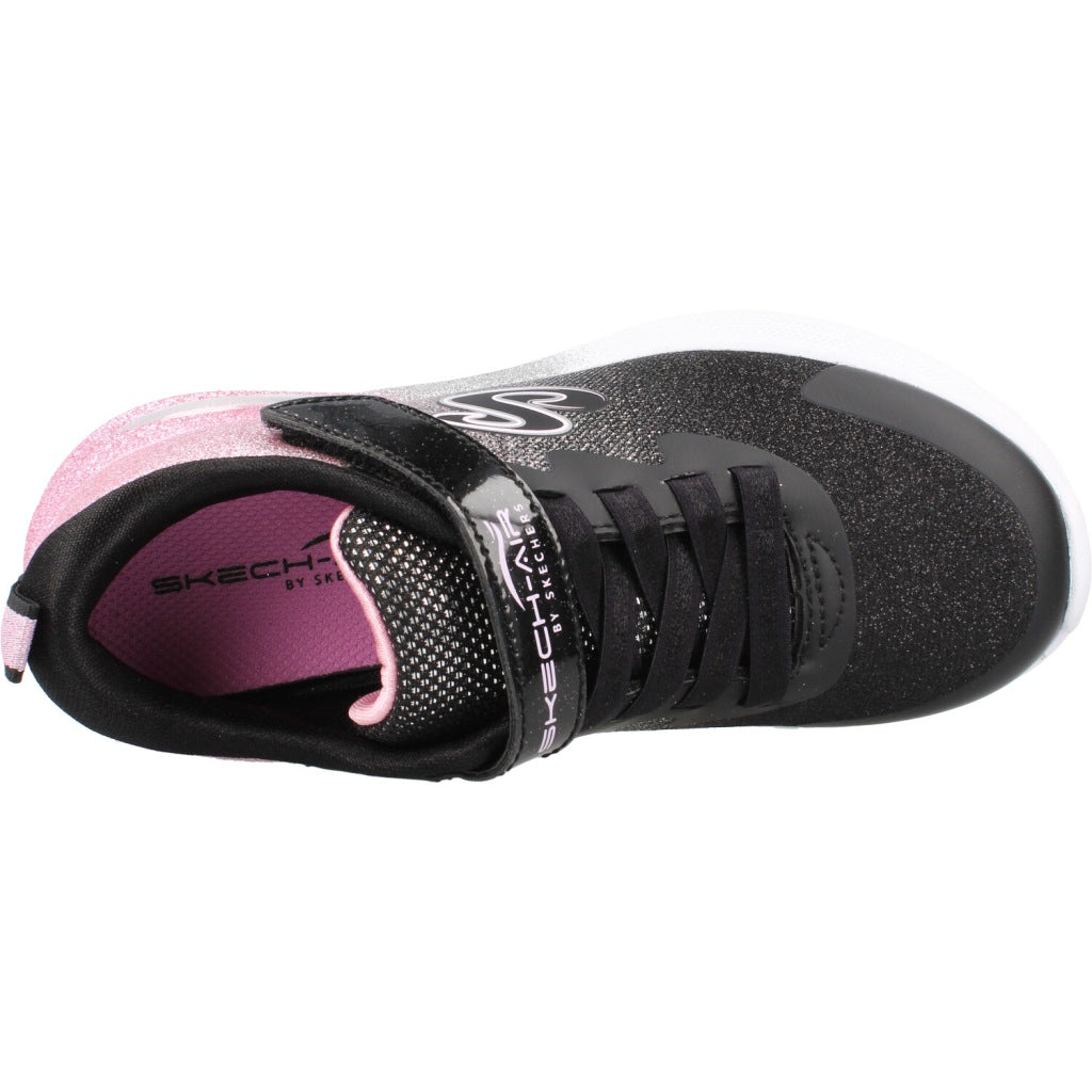 SKECHERS MICROSPEC MAX ADVANCE - GLITZ en color NEGRO (7)