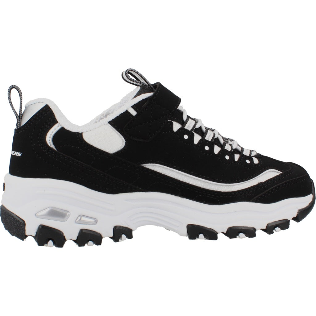 SKECHERS D'LITES - BIGGEST FAN en color NEGRO (4)