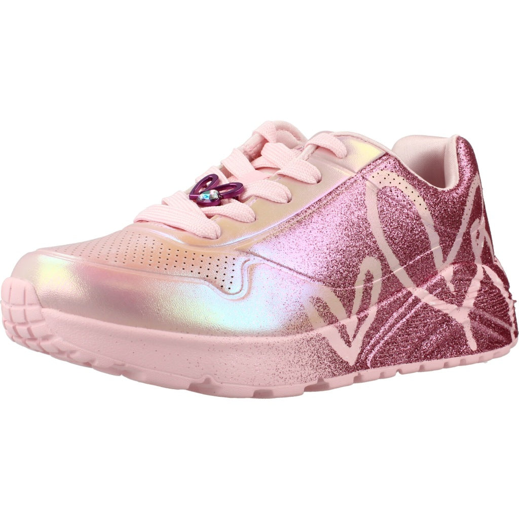 SKECHERS UNO LITE - HEARTDUST FOREVER en color ROSA (1)