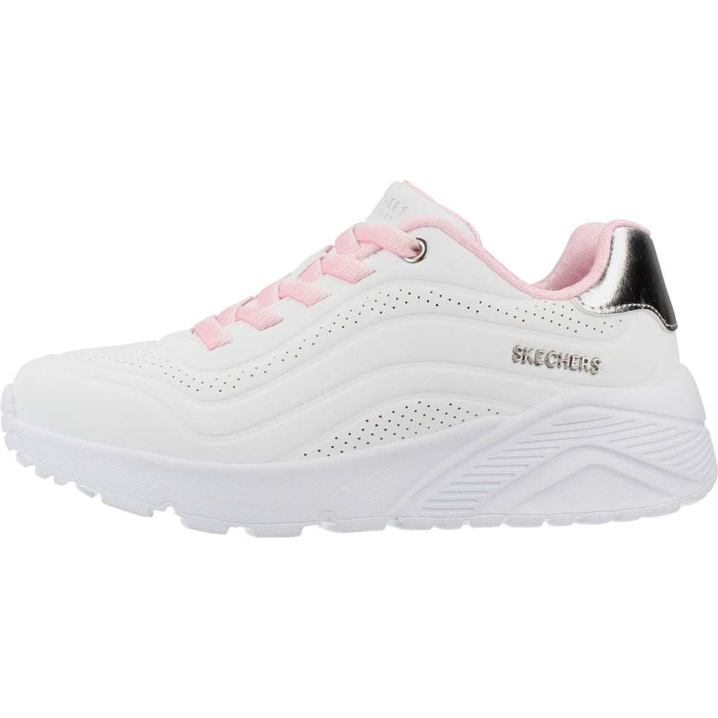 SKECHERS UNO LITE - OMBRE WAVE en color BLANCO (2)