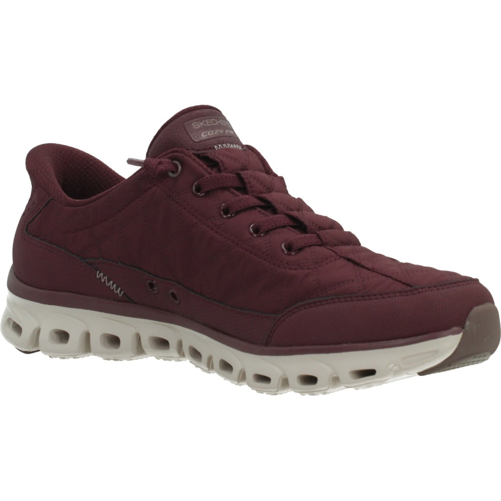 SKECHERS S GLIDE STEP AT EASE en color BURDEOS (5)