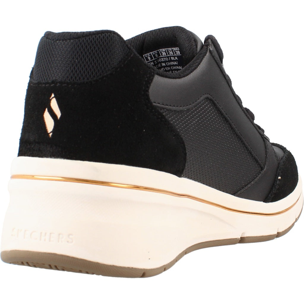 SKECHERS S BILLION FLEX LUXE UP en color NEGRO (3)