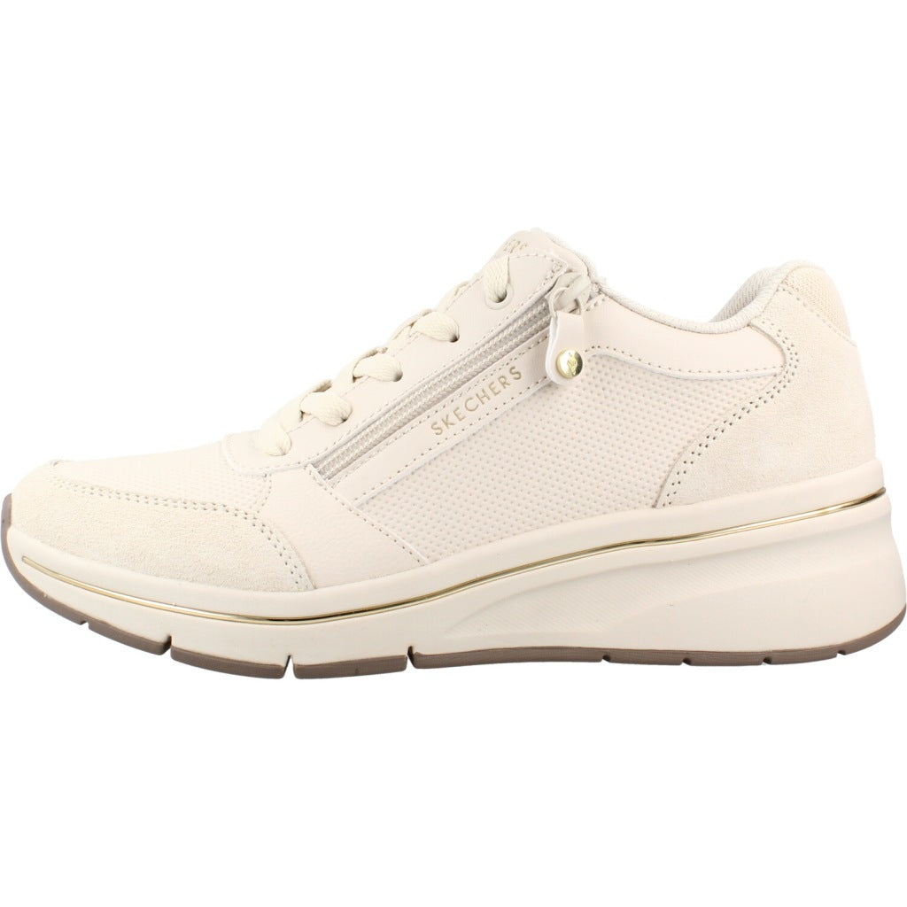 SKECHERS S BILLION FLEX LUXE UP en color BEIS (2)