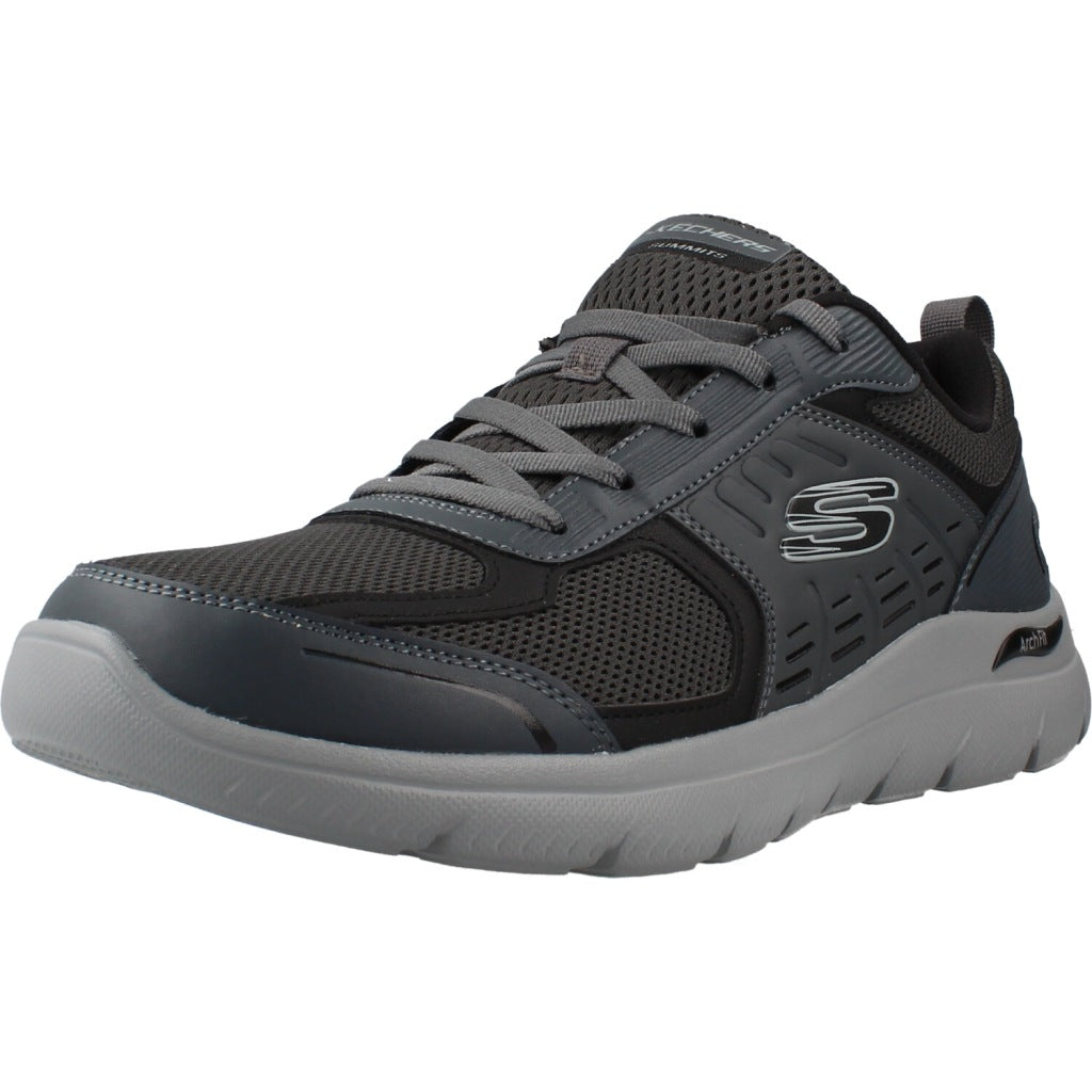 SKECHERS ARCH FIT SUMMITS - LEEGE en color GRIS (1)
