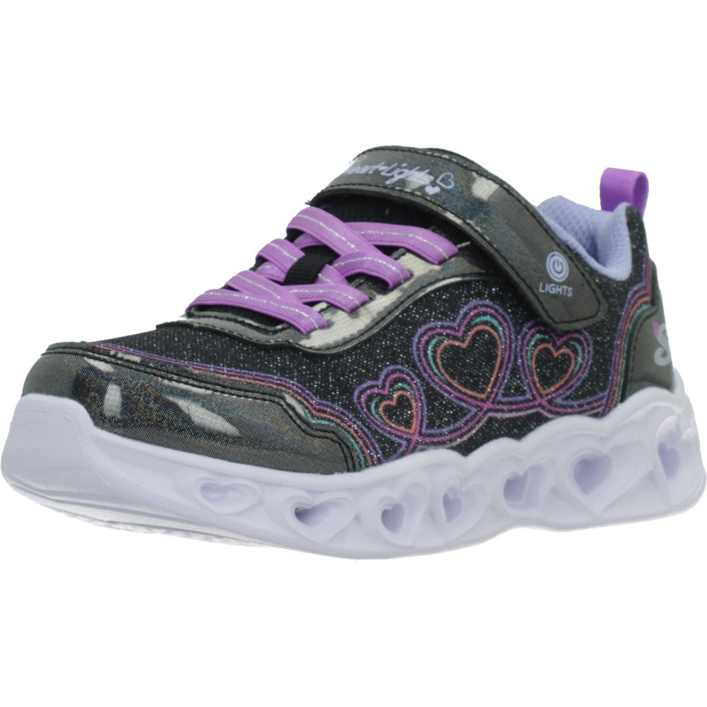 SKECHERS LCS HEART LIGHTS en color NEGRO (1)