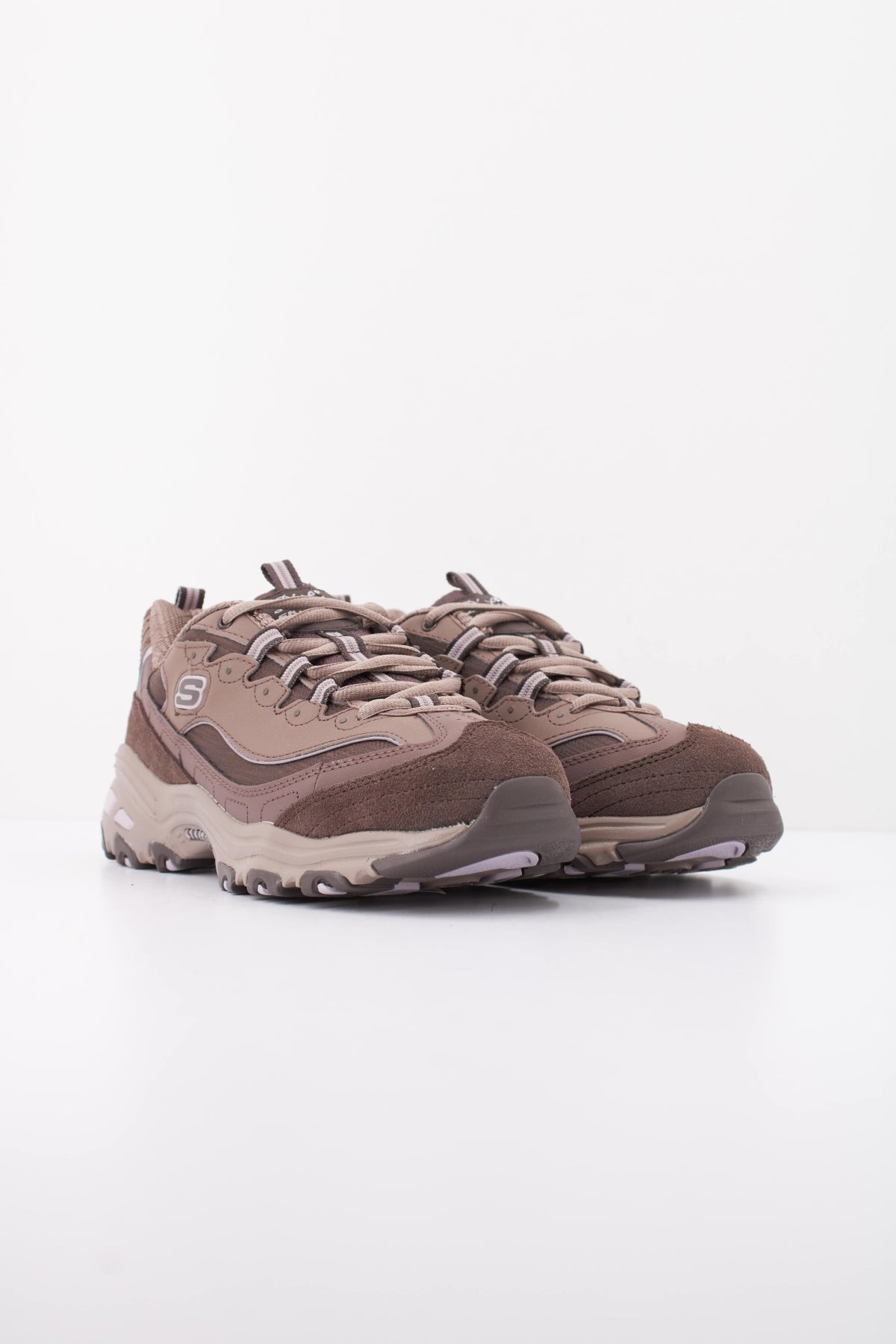 SKECHERS S D LITES MODERN CLASSIC en color MARRON (2)
