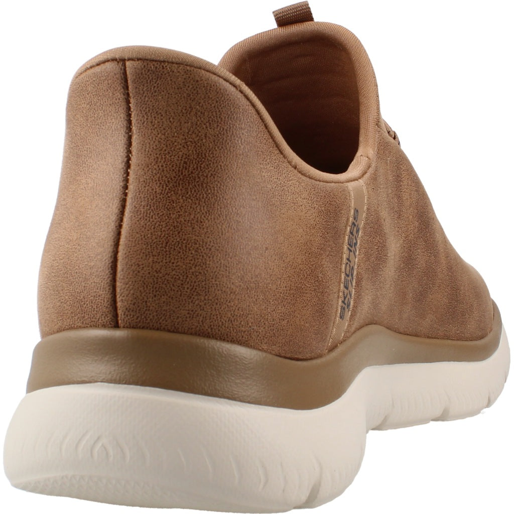 SKECHERS S SUMMITS KORLO en color MARRON CLARO (3)