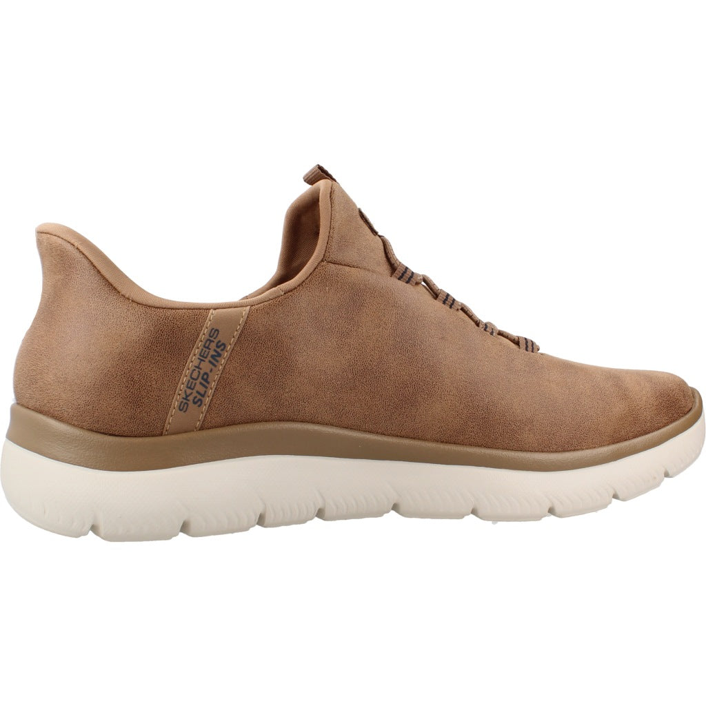 SKECHERS S SUMMITS KORLO en color MARRON CLARO (4)