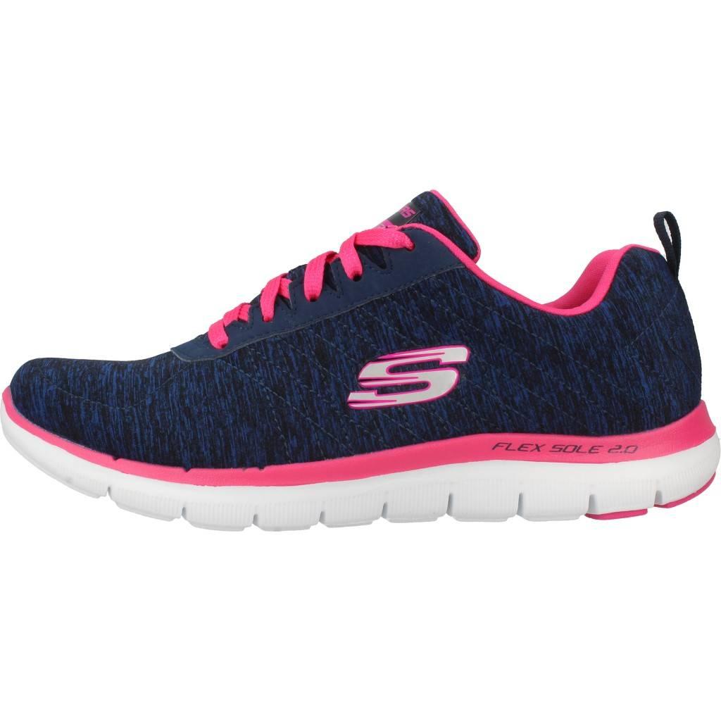 SKECHERS S FLEX APPEAL . en color AZUL (2)
