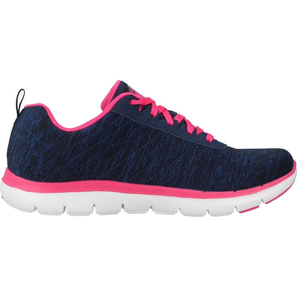 SKECHERS S FLEX APPEAL . en color AZUL (4)