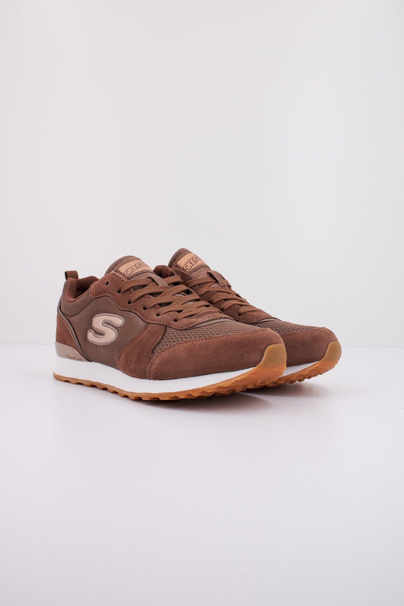 SKECHERS RETROS-OG -GOLDN GURL en color MARRON (2)
