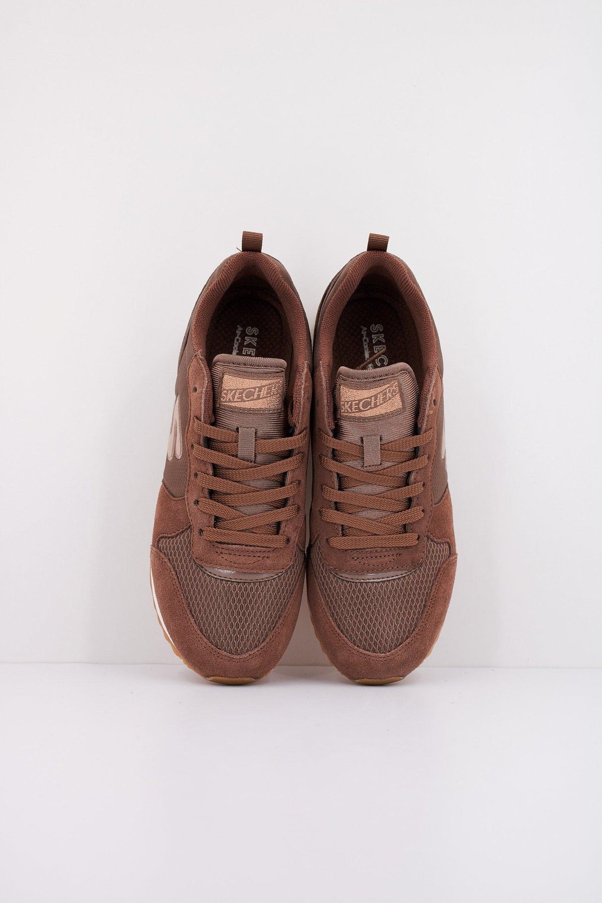 SKECHERS RETROS-OG -GOLDN GURL en color MARRON (3)