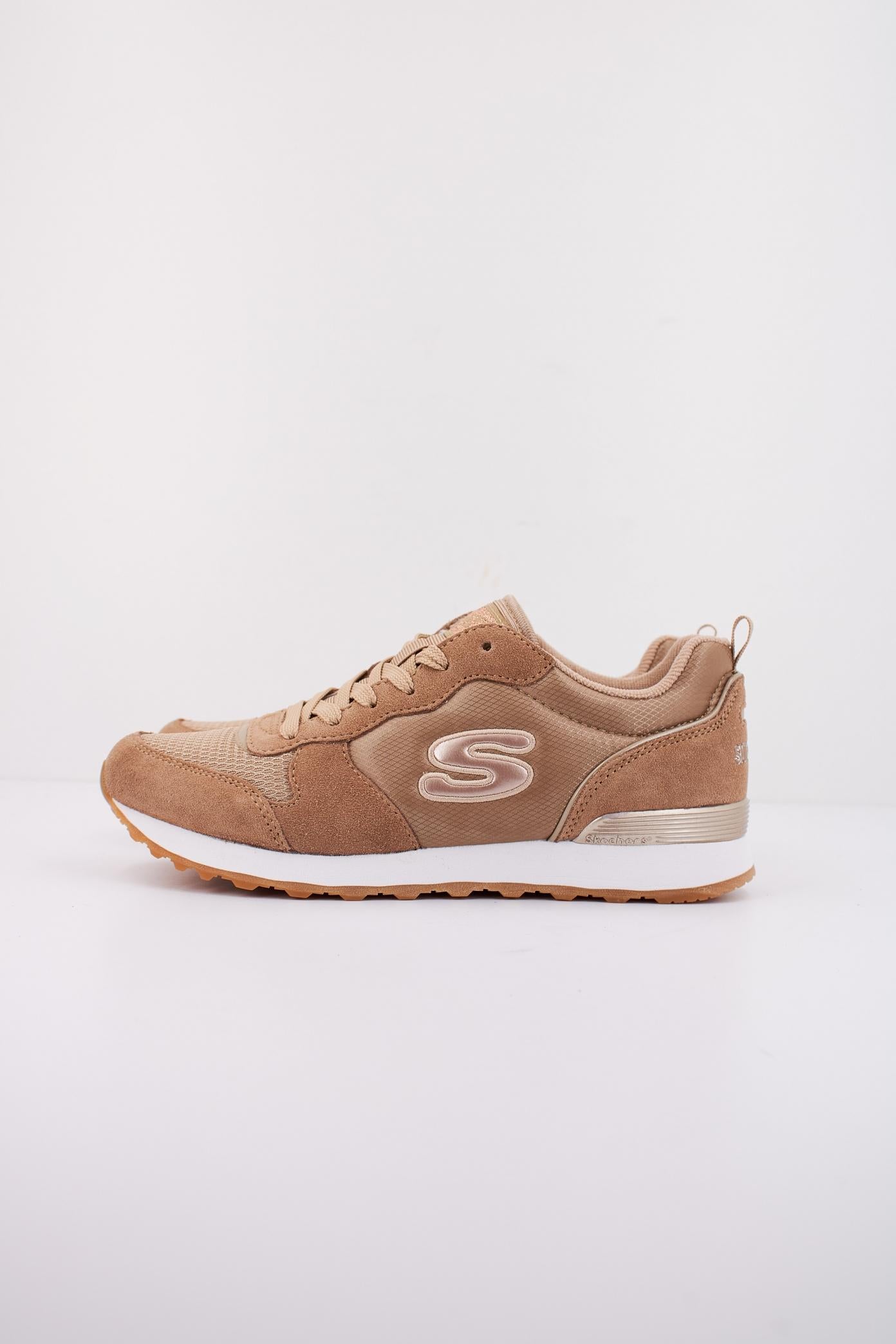 SKECHERS GOLDN GURL en color MARRON (1)