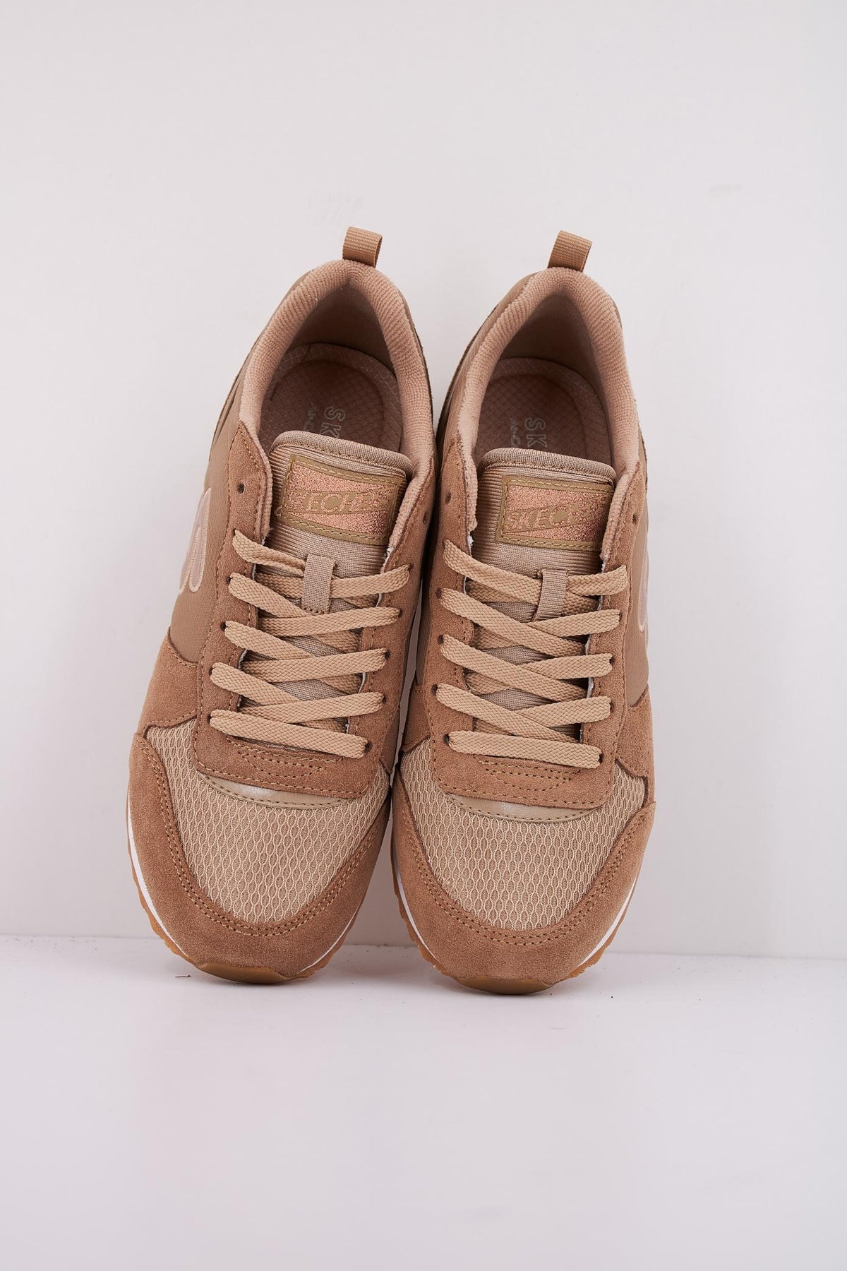 SKECHERS GOLDN GURL en color MARRON (3)