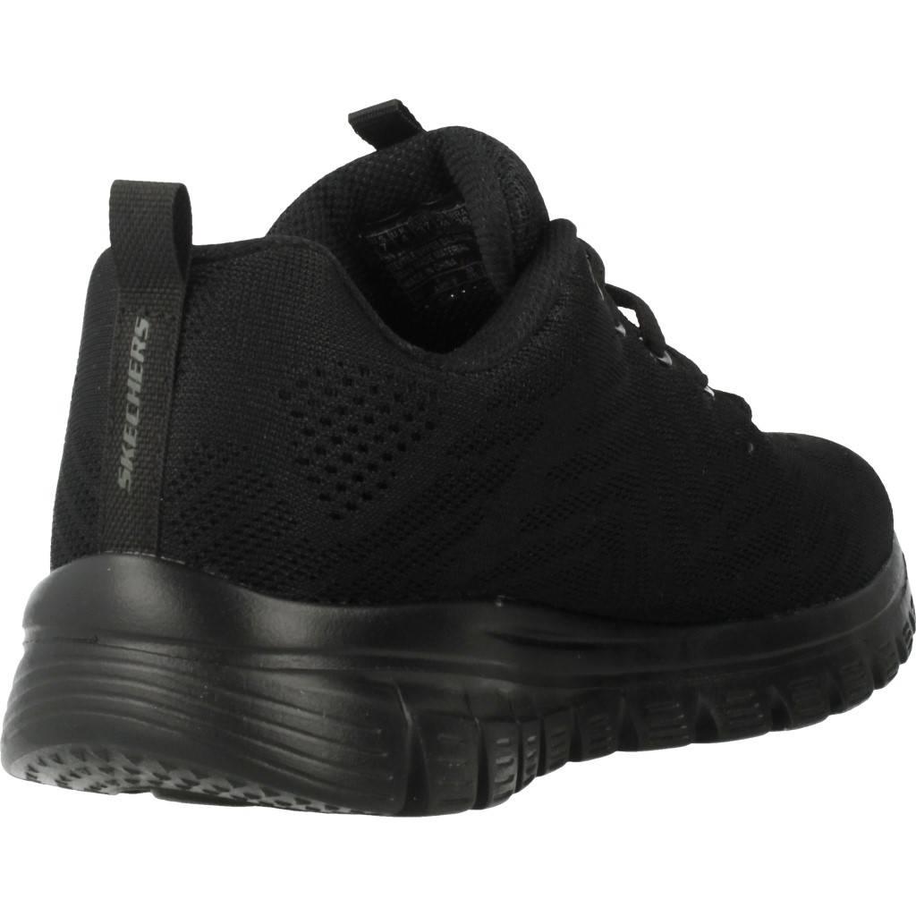 SKECHERS GRACEFUL GET CONNECTED en color NEGRO (3)
