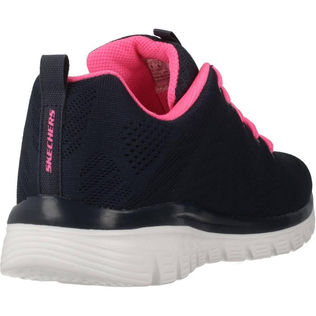 SKECHERS GRACEFUL GET CONNECTED en color AZUL (3)
