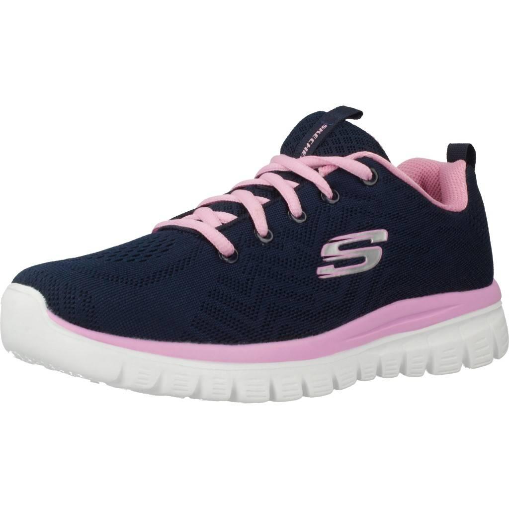 SKECHERS GRACEFUL GET CONNECTED en color AZUL (1)