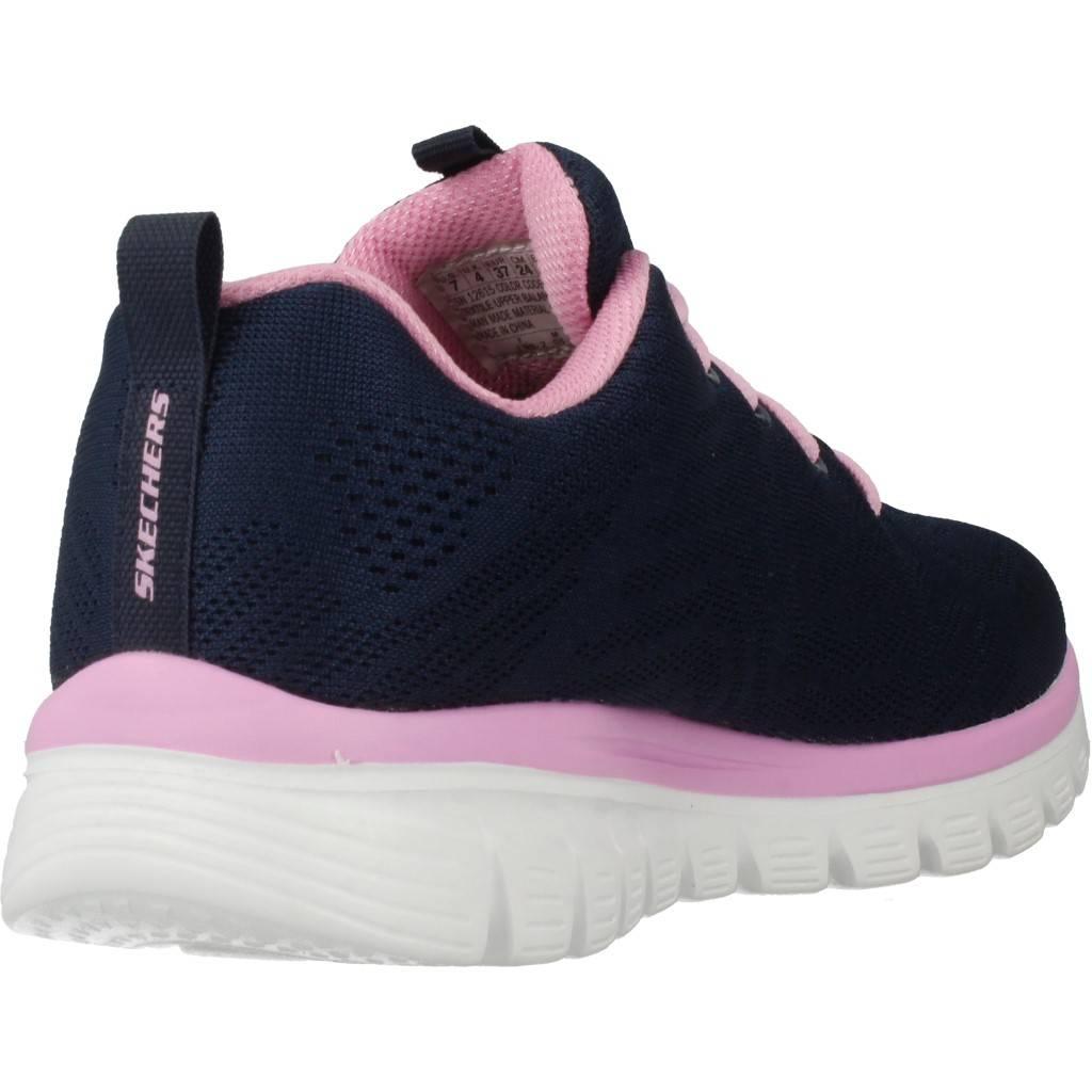SKECHERS GRACEFUL GET CONNECTED en color AZUL (3)