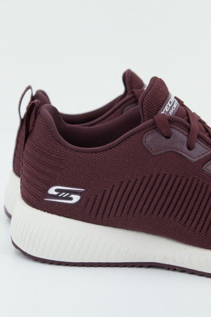 SKECHERS BOBS SQUAD TOTAL GLAM en color BURDEOS (4)