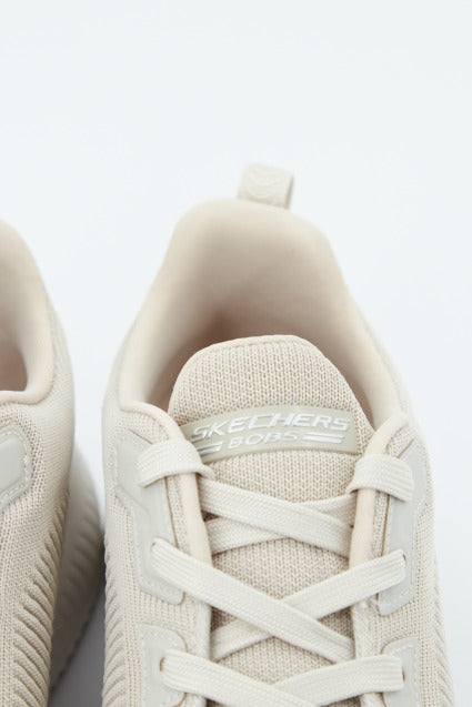 SKECHERS BOBS SQUAD - TOUGH TALK en color MARRON CLARO (3)