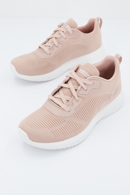 SKECHERS BOBS SQUAD TOUGH TALK en color ROSA (4)