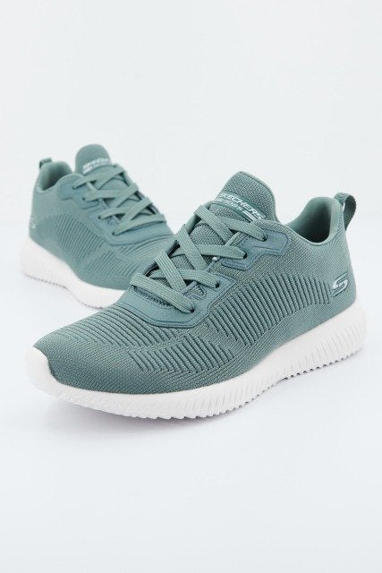 SKECHERS BOBS SQUAD - TOUGH TALK en color VERDE (2)