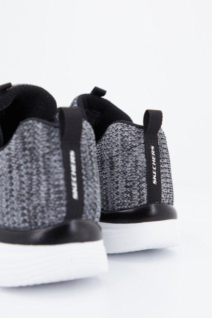SKECHERS GRACEFUL TWISTED FORTUNE en color NEGRO (3)