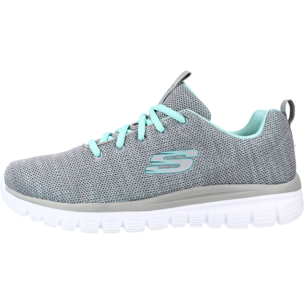 SKECHERS GRACEFUL TWISTED FORTUNE en color GRIS (2)