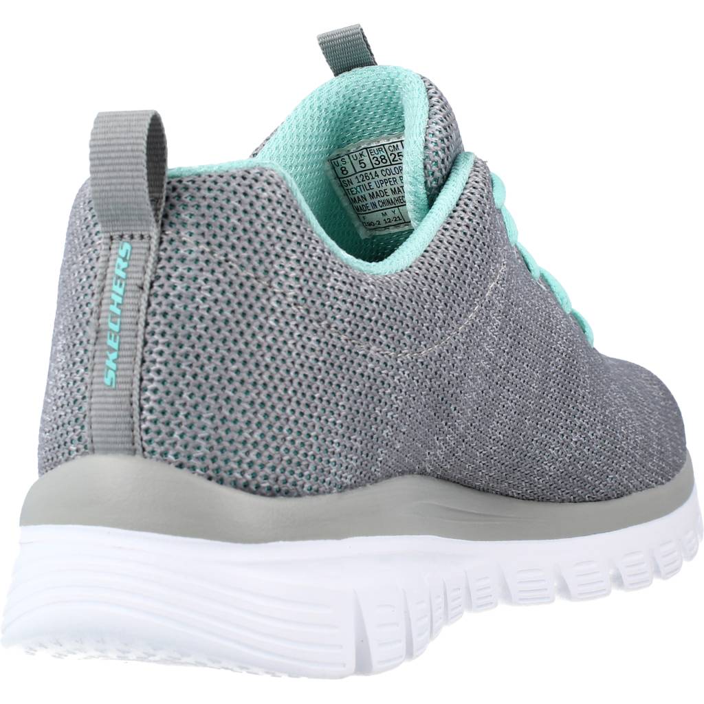 SKECHERS GRACEFUL TWISTED FORTUNE en color GRIS (3)