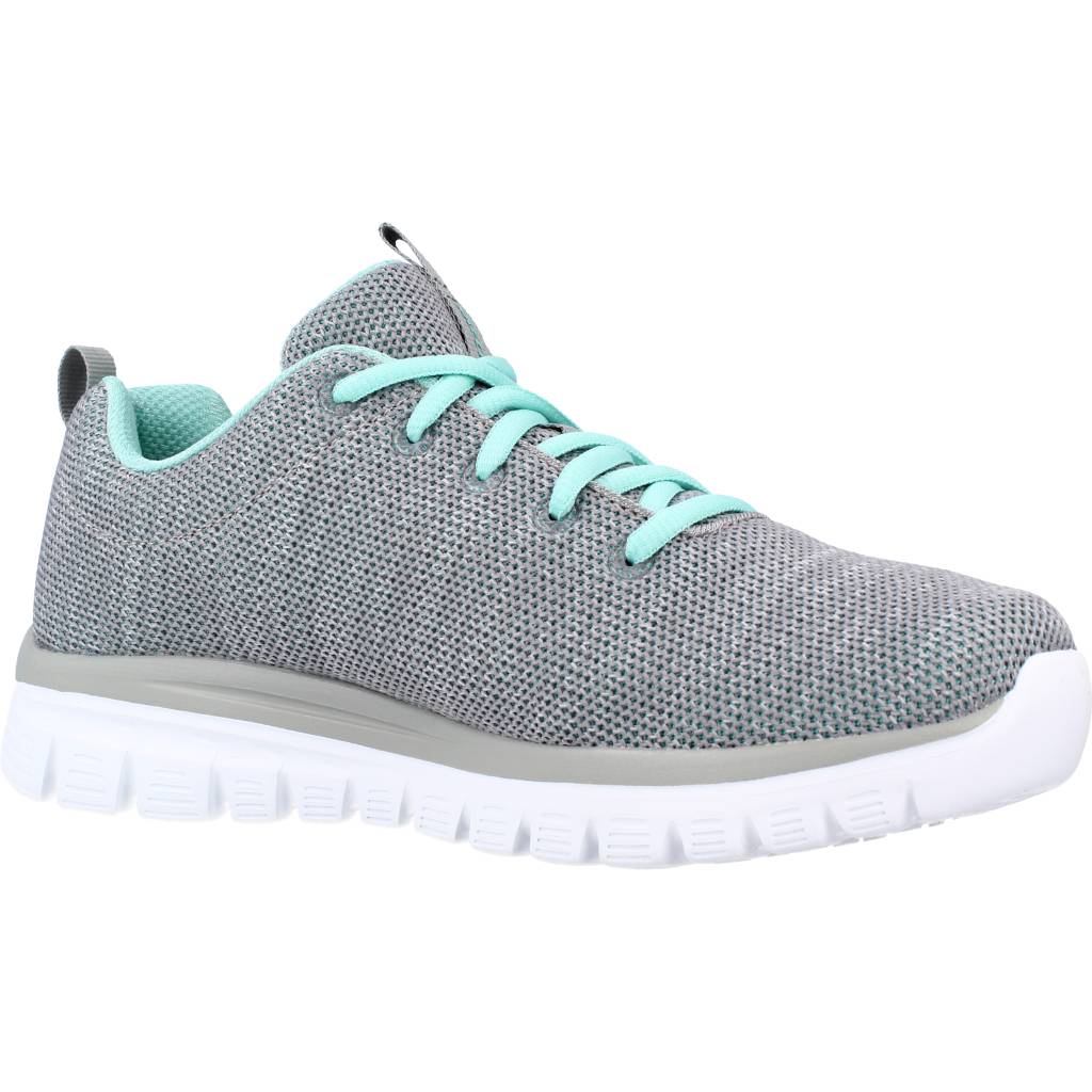 SKECHERS GRACEFUL TWISTED FORTUNE en color GRIS (5)