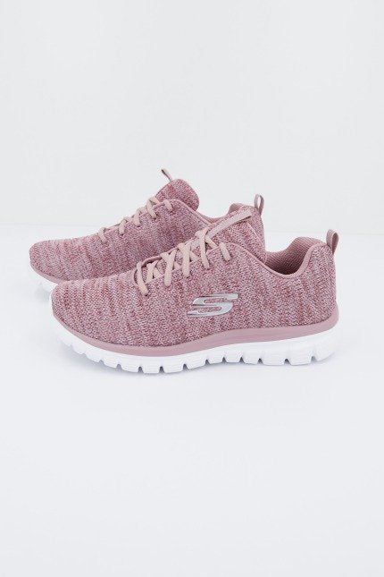 SKECHERS GRACEFUL TWISTED FORTUNE en color VIOLETA (1)