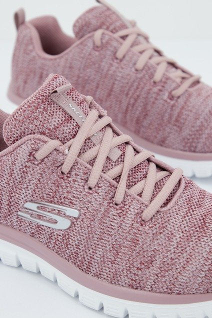 SKECHERS GRACEFUL TWISTED FORTUNE en color VIOLETA (2)