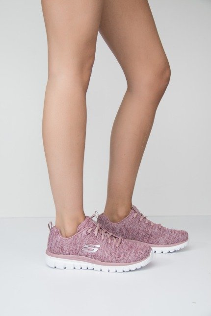 SKECHERS GRACEFUL TWISTED FORTUNE en color VIOLETA (5)