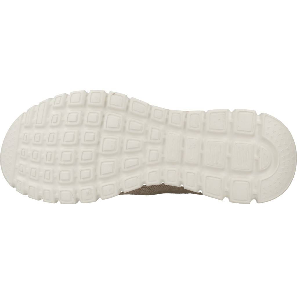 SKECHERS GRACEFUL TWISTED FORTUNE en color MARRON CLARO (7)