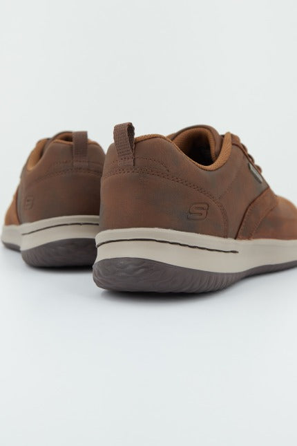 SKECHERS DELSON- ANTIGO en color MARRON (3)