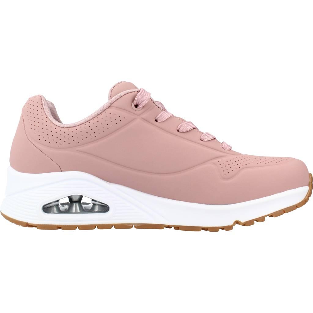 SKECHERS UNO STAND ON AIR en color ROSA (4)